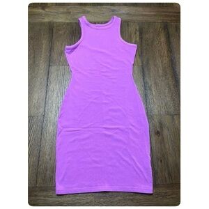 Wild Fable Purple Halter Bodycon Midi Dress